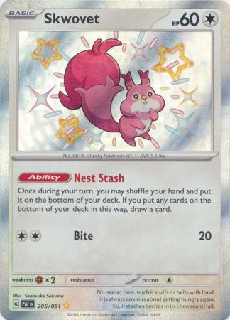 skwovet shiny pokemon card Pokmon TCG - you may shuffle your hand and put it at the bottom of your deck Pokemon Singles - Skwovet Shiny