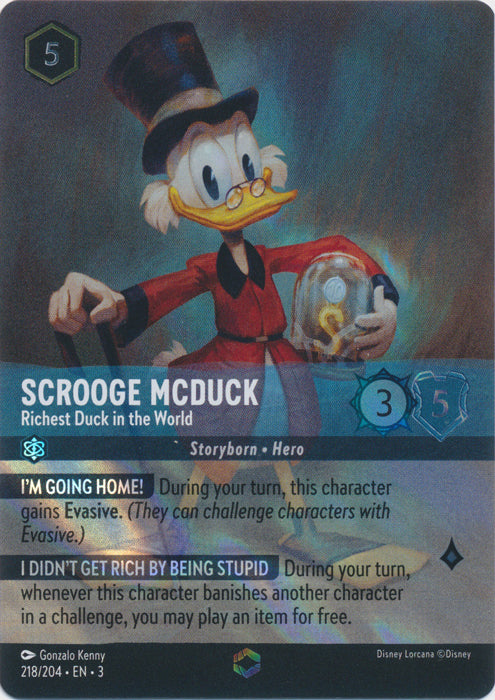 Lorcana Singles - Scrooge McDuck Richest Duck in the World (Enchanted) Three Kingdoms Games Lorcana Singles - Scrooge McDuck Richest Duck in the World (Enchanted) Three Kingdoms Games