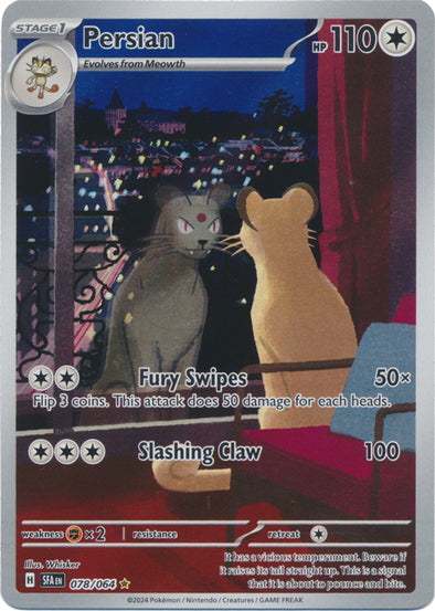 Pokemon Singles - Persian Illustration Rare