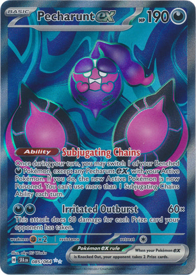 Pokemon Singles - Pecharunt EX Full Art Ultra Rare