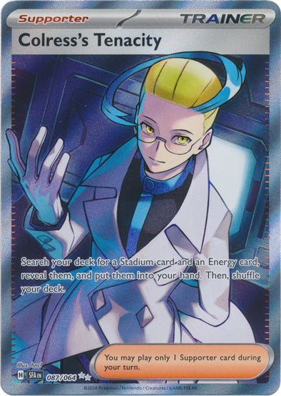 Pokemon Singles - Colress's Tenacity Full Art Ultra Rare