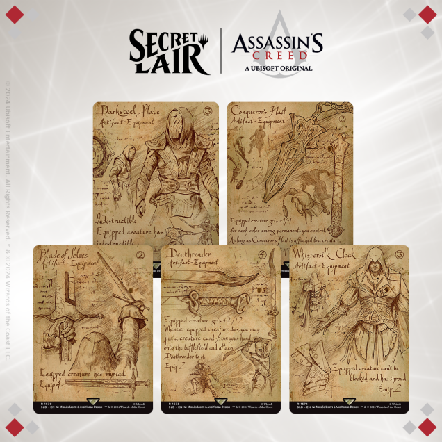 MTG - Secret Lair x Assassin's Creed - Da Vinci's Designs