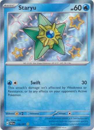 Pokemon Singles - Staryu Shiny Rare