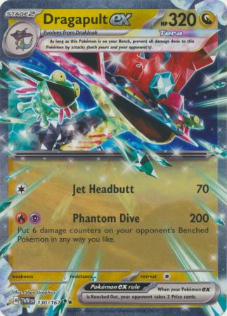 Pokemon Singles - Dragapult ex Double Rare