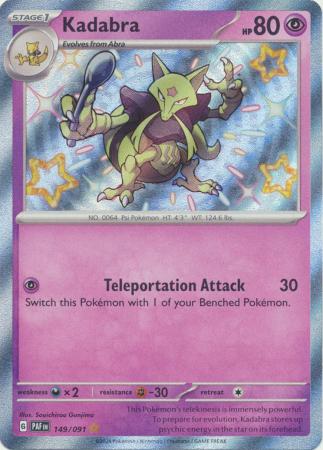 Pokemon Singles - Kadabra Shiny Rare