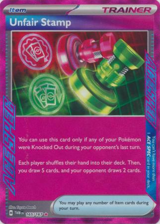 Pokemon Singles - Unfair Stamp ACE SPEC Rare