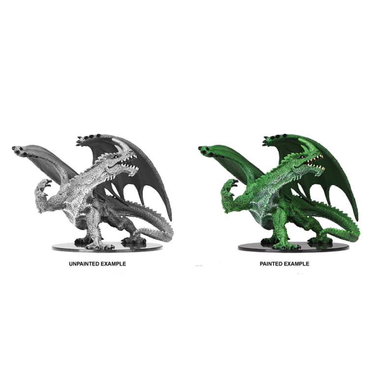 Pathfinder Unpainted Minis Gargantuan Green Dragon