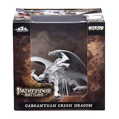 Pathfinder Unpainted Minis Gargantuan Green Dragon