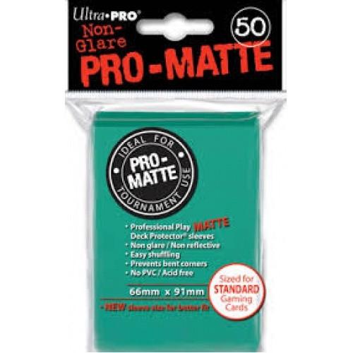 UltraPRO 50ct Deck Protector Pro Matte Standard Aqua