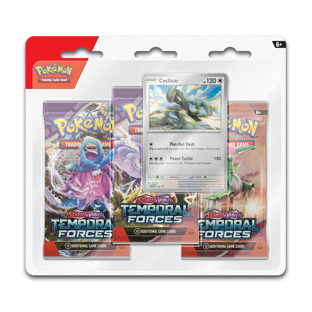 Pokemon Temporal Forces 3-Pack Blister