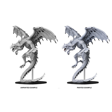 Pathfinder Unpainted Minis Gargantuan White Dragon