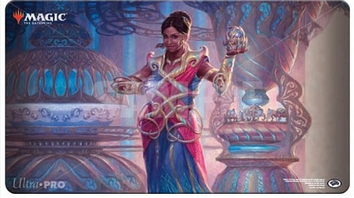 UP Playmat Commander 2018 Saheeli, The Gifted Playmat for Magic