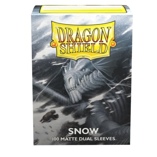 Dragon Shield Dual Matte Snow 100ct