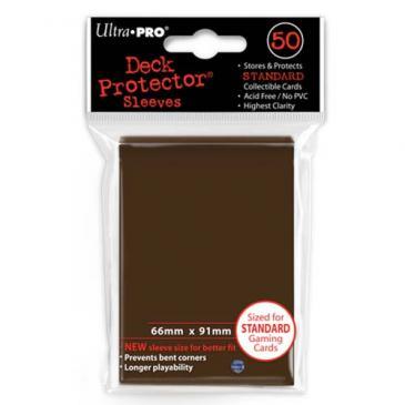 UltraPRO 50ct Deck Protector Standard Brown