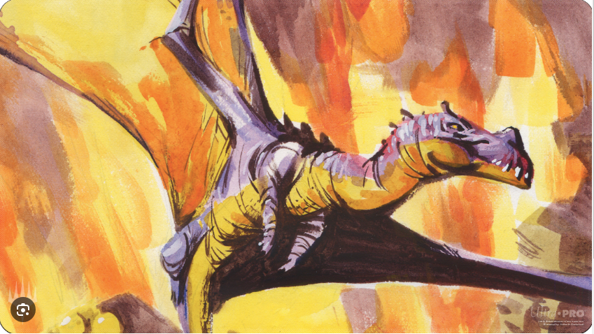 UP Playmat Lost Caverns Of Ixalan: Playmat Ã‚â€“ Bonehoard Dracosaur