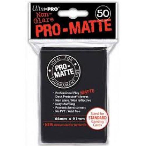 UltraPRO 50ct Deck Protector Pro Matte Standard Black