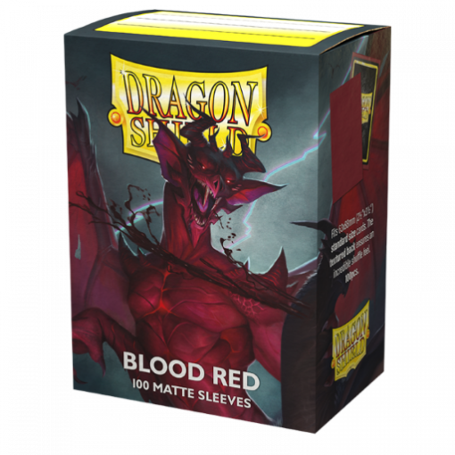 Dragon Shield 100ct Matte Blood Red