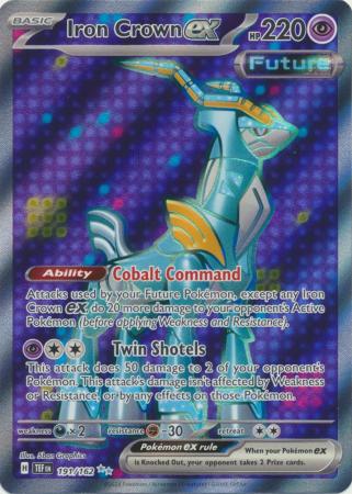 Pokemon Singles - Iron Crown ex Full Art Ultra Rare