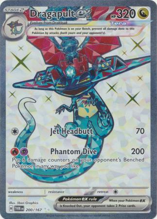 Pokemon Singles - Dragapult EX Full Art Ultra Rare