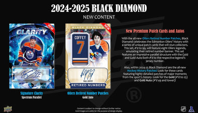 Upper Deck - 2025 Black Diamond Hockey Hobby Box PICKUP ONLY