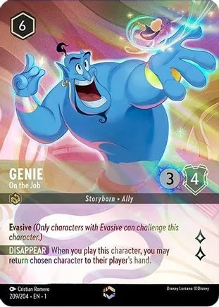 Lorcana Singles - Genie On the Job (Enchanted)