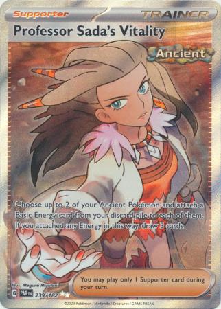 Pokemon Singles - Professor Sada's Vitality Full Art Ultra Rare