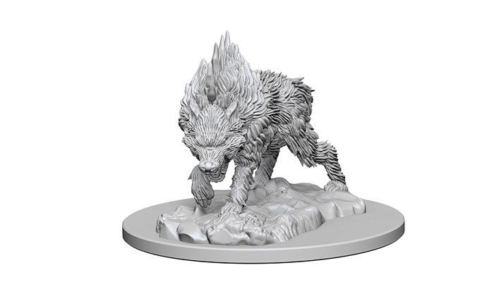 Pathfinder Unpainted Minis WV 4 Direwolf