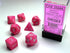 Chessex Polyhedral Set Opaque Pink/White