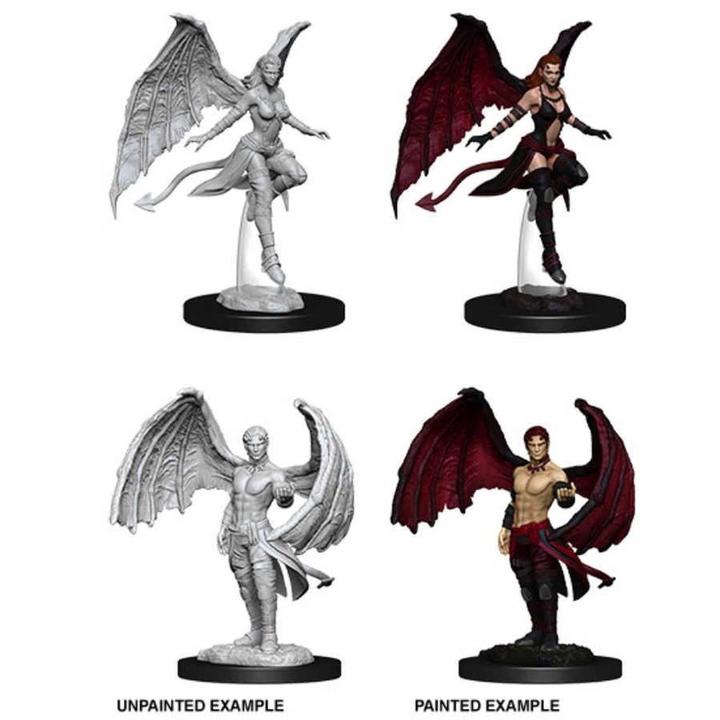 D&D Unpainted Minis WV10 Succubus and Incubus