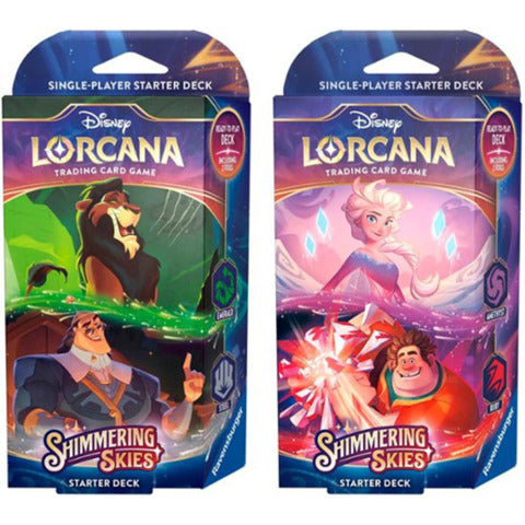 Lorcana Shimmering Skies Amethyst/Ruby Starter Deck