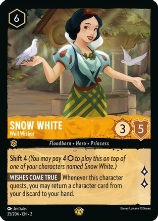 Lorcana Singles - Snow White Well Wisher