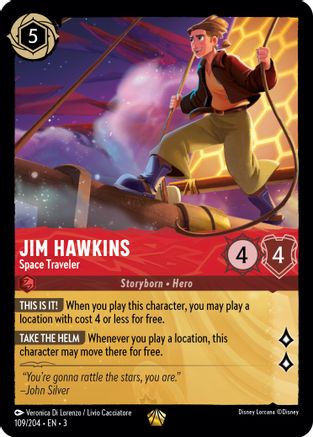 Lorcana Singles - Jim Hawkins Space Traveler