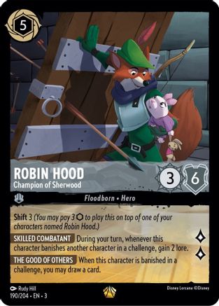 Lorcana Singles - Robin Hood Champion of Sherwood