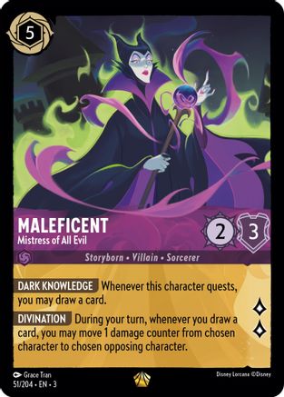 Lorcana Singles - Maleficent Mistress of All Evil