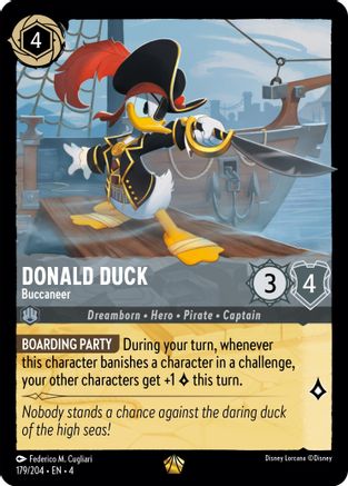 Lorcana Singles - Donald Duck Buccaneer