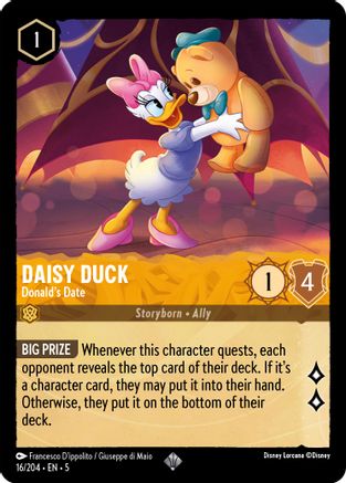 Lorcana Singles - Daisy Duck Donald's Date