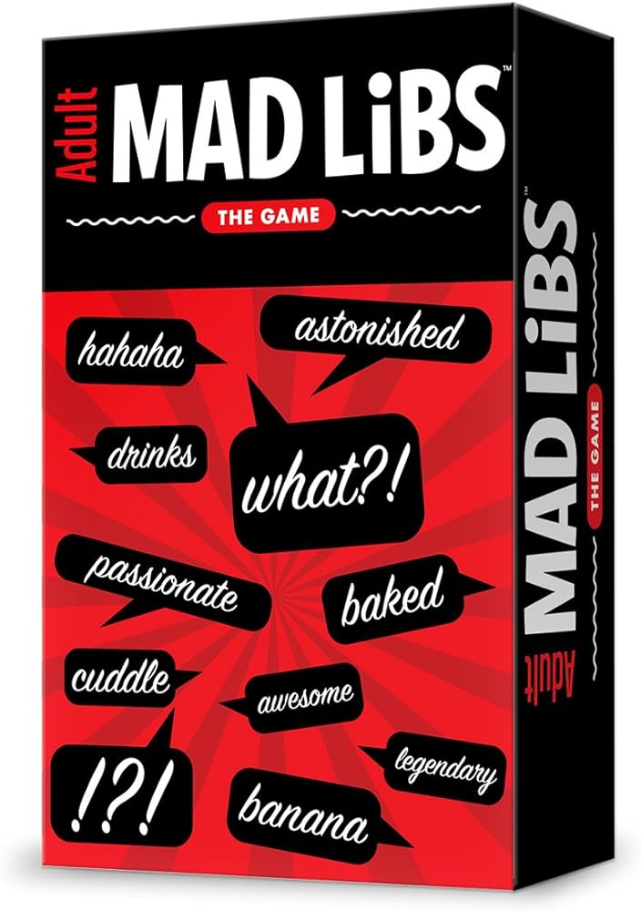 Adult MadLibs - The Game