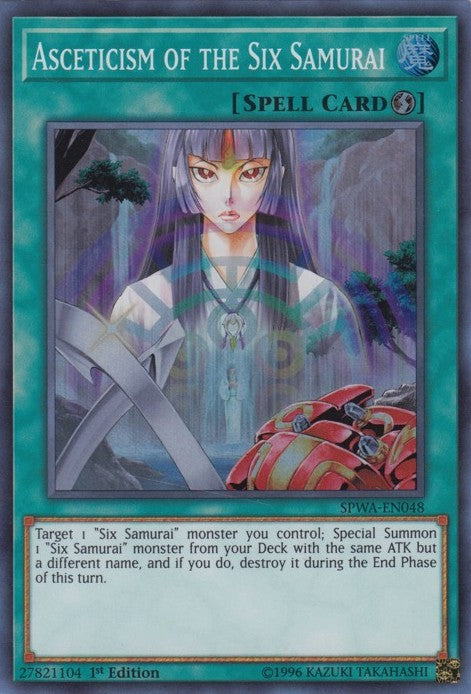 YuGiOh Singles - Asceticism of the Six Samurai