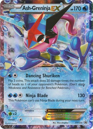 Pokemon Singles - Ash-Greninja EX Ultra Rare Promo