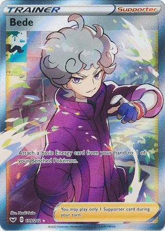 Pokemon Singles - Bede Full Art Ultra Rare