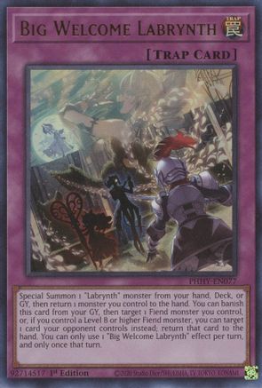 YuGiOh Singles - Big Welcome Labyrinth