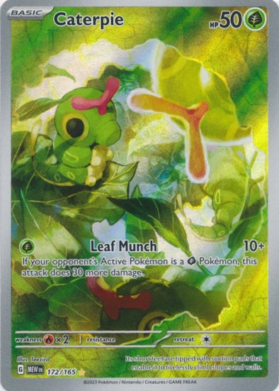 Pokemon Singles - Caterpie Illustration Rare