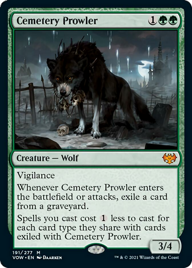 Magic Singles - Cemetery Prowler