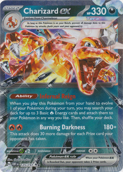 Pokemon Singles - Charizard EX Double Rare