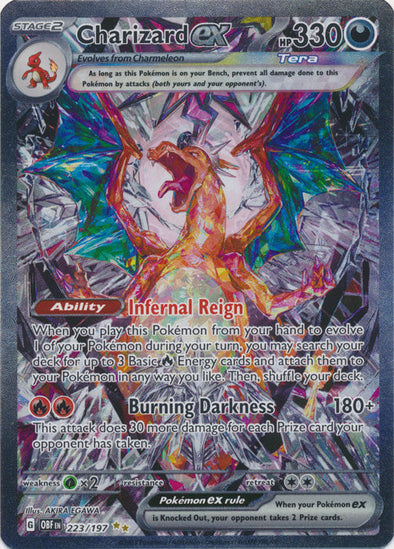 Pokemon Singles - Charizard EX Special Illustration Rare