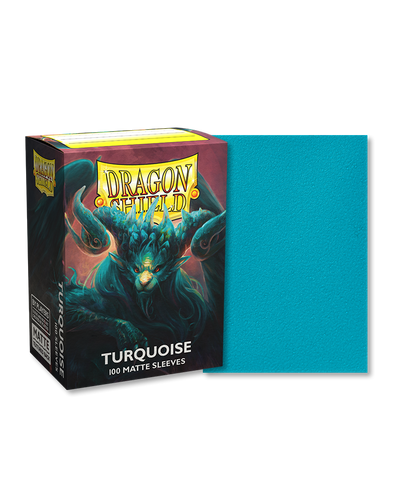 Dragon Shield - Turquoise Matte Standard 100ct