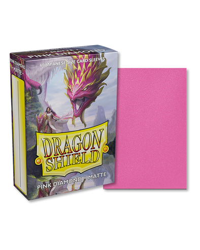 Dragon Shield - Japanese Matte Pink Diamond 60ct Sleeves