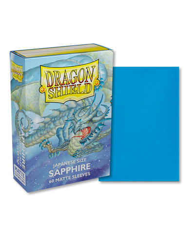 Dragon Shield - Japanese Matte Sapphire 60ct Sleeves
