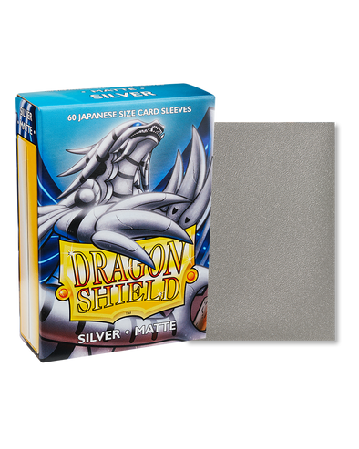 Dragon Shield - Matte Japanese Silver 100ct Sleeves