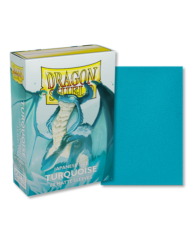 Dragon Shield - Turquoise Japanese Matte 100ct Sleeves